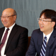 Kimishima (left) and Furukawa during an interview with Japan’s Yomiuri newspaper on April 27.